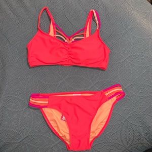Target NWT coral bikini set